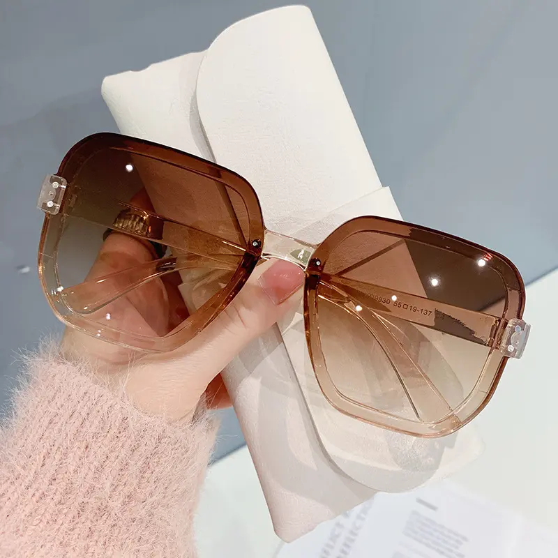 RRNS 258 Kacamata Hitam Korea Vintage Retro Fashion Wanita Pria Sunglass Eyewear 5