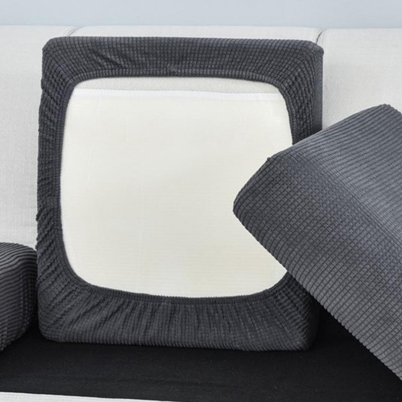 Vỏ Đệm Ghế Sofa, Màu Trơn Dày Và Đàn Hồi, Siêu Mềm, Vỏ Đệm Ghế Sofa Đơn, Bảo Vệ Đồ Nội Thất, Vỏ Đệm Sofa, Vỏ Bảo Vệ Sofa, Vỏ Thay Thế Có Thể Tháo Rời 4
