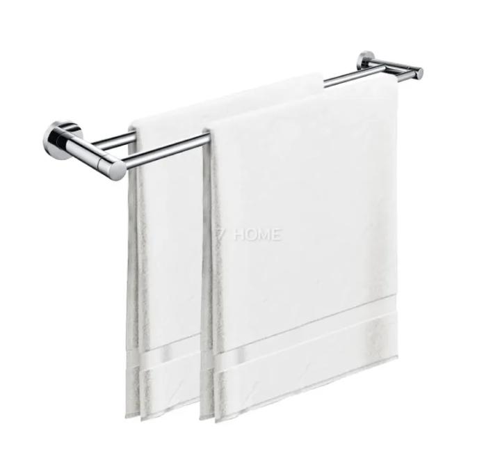 Product Introduction of [7_HOME]ราวแขวนผ้า สแตนเลส แบบเจาะผนัง ราวคู่ 60 ซม. 3