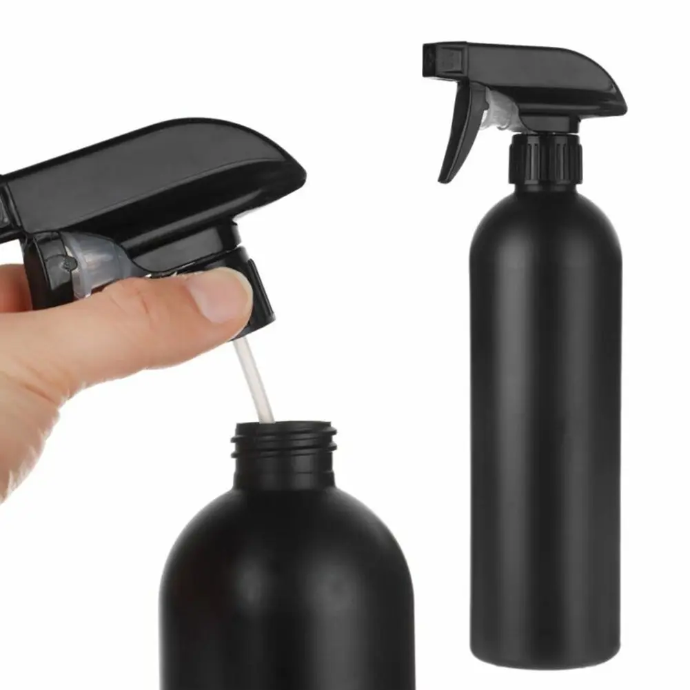 Bình Xịt Làm Tóc, Dung Tích 500ML, Màu Đen, Bình Xịt Nước Phun Sương Mịn, Thích Hợp Cho Tiệm Cắt Tóc Và Tiệm Làm Tóc Đựng Gia Vị Đựng Đồ Ăn