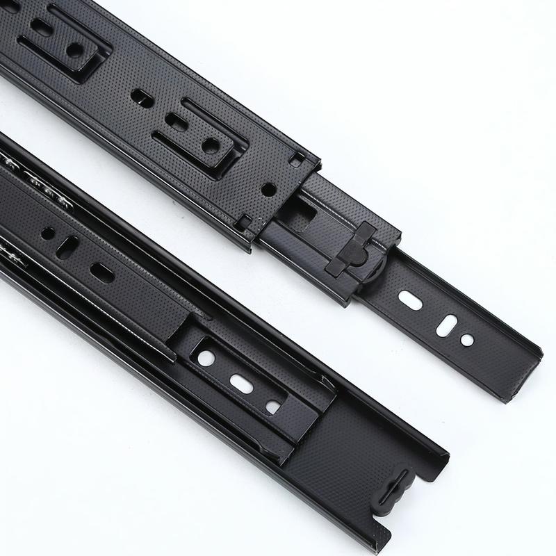 Bộ 2 Thanh ray trượt cho ngăn kéo tủ cho thợ làm tủ, đóng tủ - Bản dày 45mm chất liệu inox sơn tĩnh điện