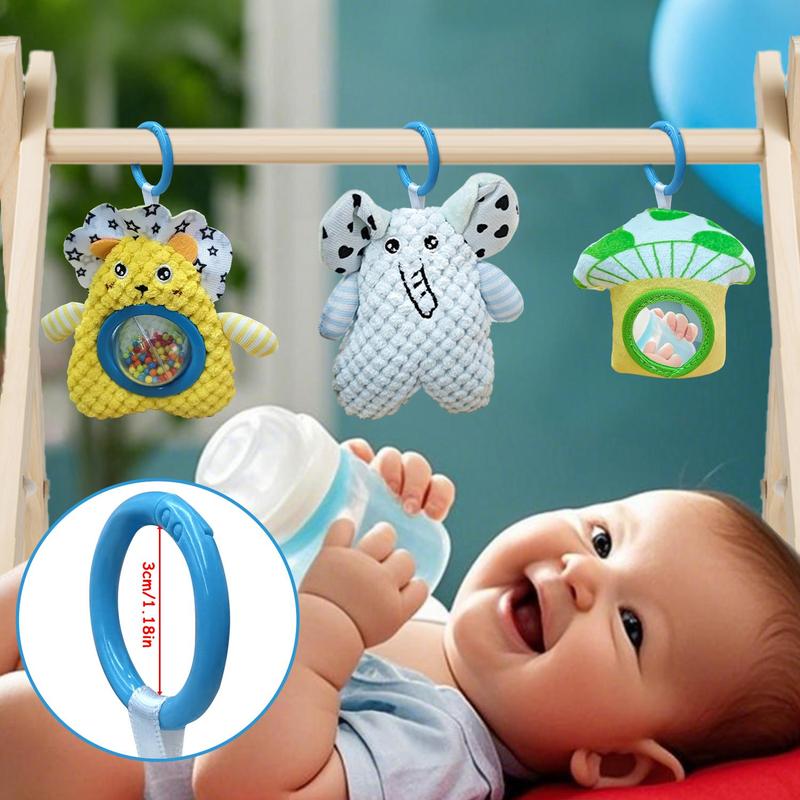 Baby Car Seat Toy, 1 Piece Cute Animal Design Stroller Hanging Toy, Baby Tummy Time Toy, Infant To Toddler Toys, Sensory Toys, Early Education Toys 3