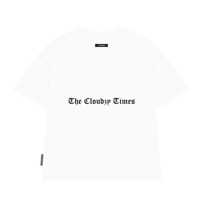 Product Introduction of Áo thun boxy nam local brand Cloudzy unisex phông tay lỡ nữ cotton phối màu form rộng boxy cổ tròn đen oversize THANKFUL240GMS Sản phẩm 8