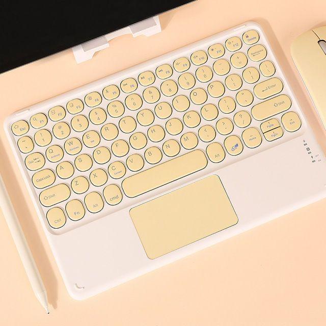 Product Introduction of Bàn phím Bluetooth, Bàn phím điều khiển ma thuật không gây ồn, Thích hợp cho điện thoại di động và máy tính bảng, chuột Thông Dụng Tương thích với Apple iPad và Android Notebook 8