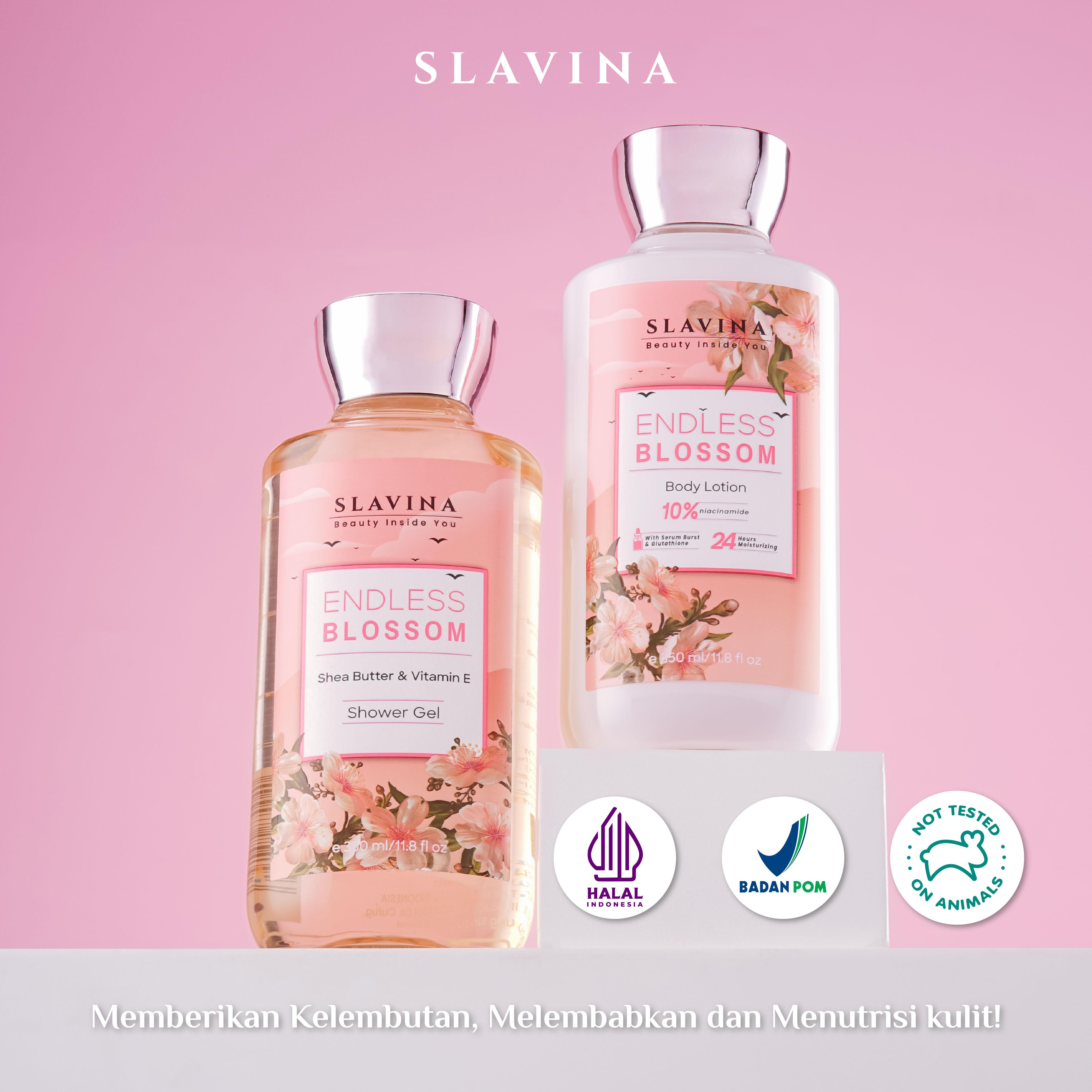 【SPECIAL TOKOMAMAGIGI】SLAVINA ALL Body Care Body Lotion dan Shower Gel by Nagita Slavina Moisturizer dan Sabun Mandi Cair 350ml