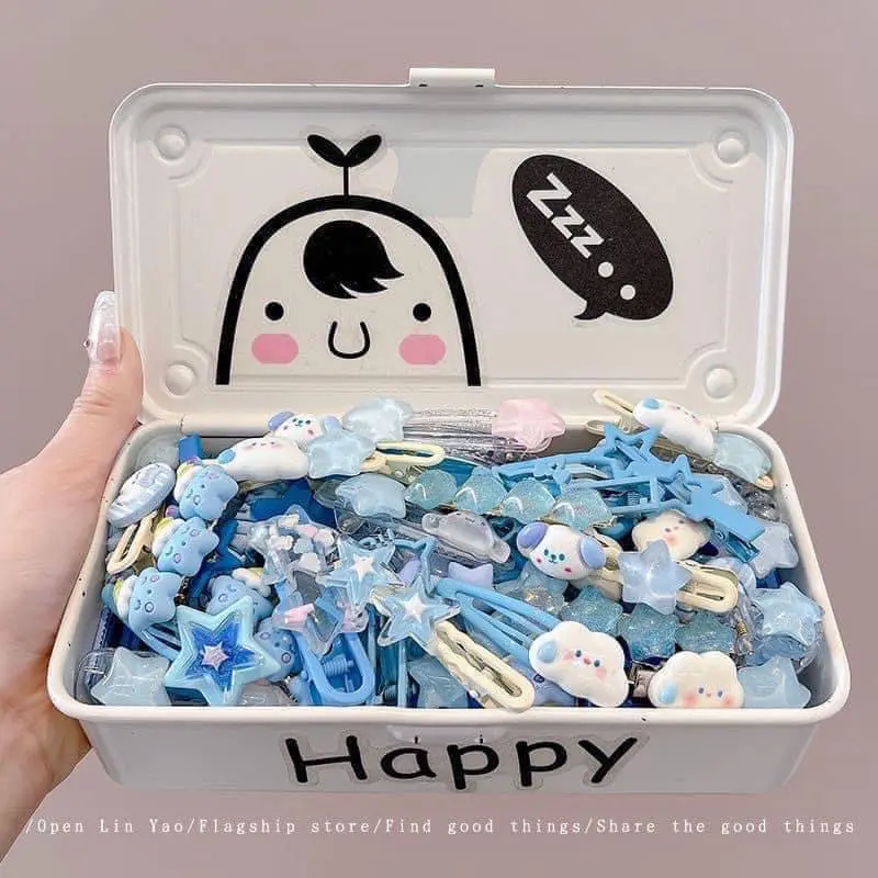 Set 50 Cái Cặp Tóc Đáng Yêu/Ngôi Sao Hot Trend Siêu Nhiều Dùng Cả Năm Chưa Hết Cài Tóc Nữ