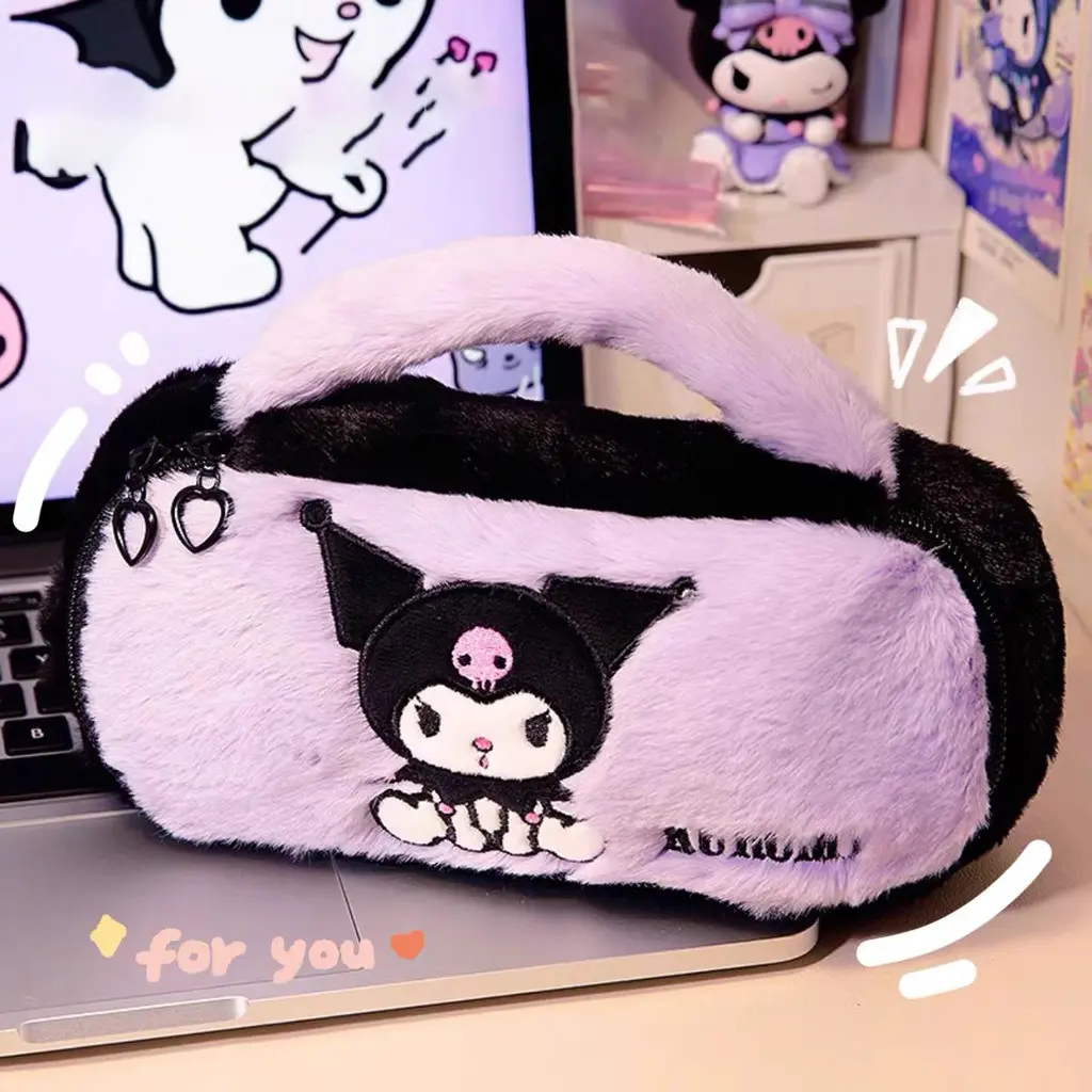 BUCK-TICK まるちゃんくるみちゃん　ポーチ Sanrio Pochacco Kuromi Pencil Case My Melody Cinnamoroll Plush