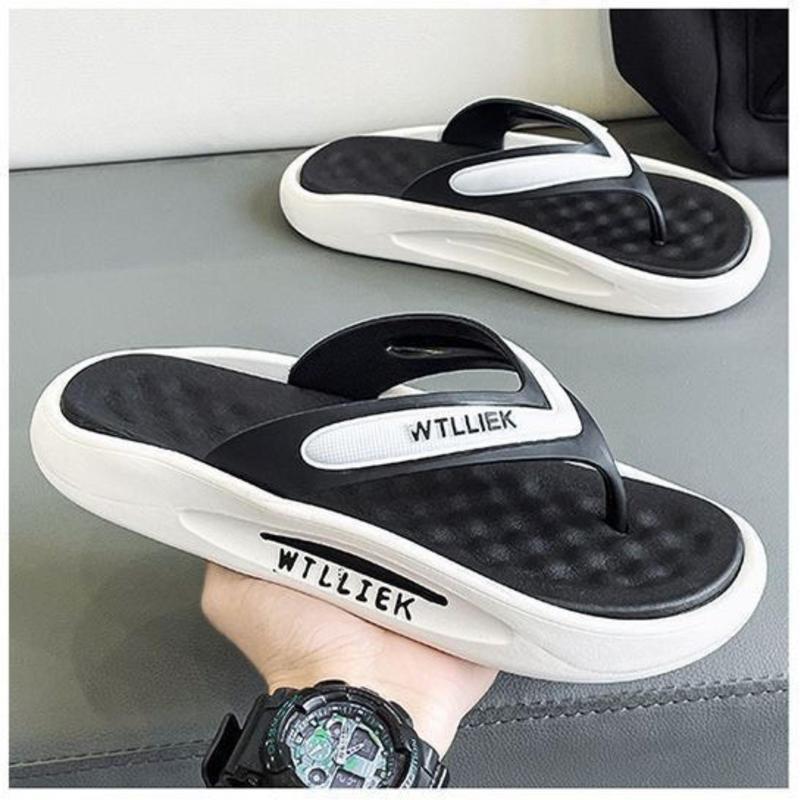 Dép Xỏ Ngón Nam Nữ Đế Dày Chống Trượt, Dép Tông Unisex Dáng Thể Thao Đi Biển Size 36-45 4Seasons Shoe.Store Cao Su Đế Bằng