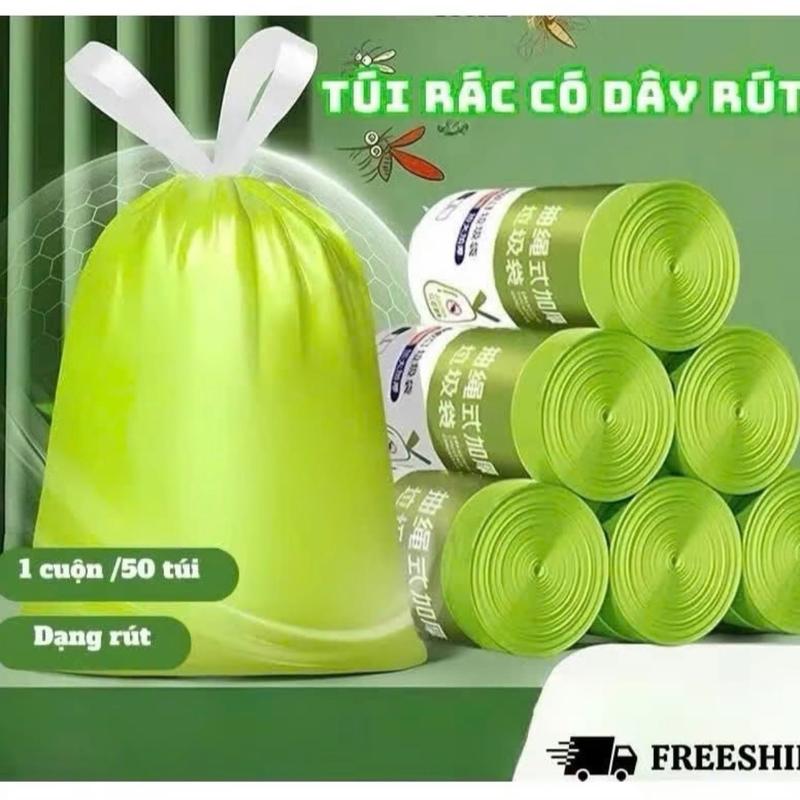 COMBO 3-7 CUỘN 150-350TÚI] Cuộn Túi Rác Có Dây Rút, Hương Ngải - TikTok ...