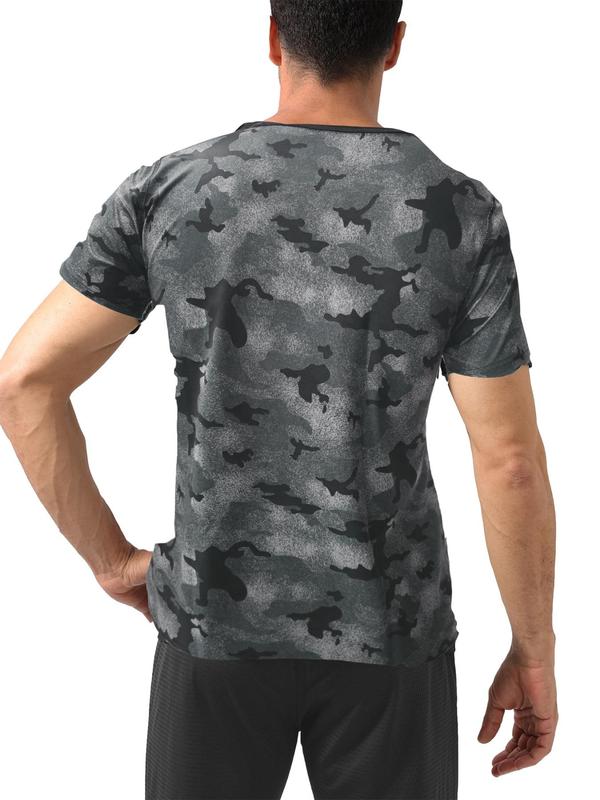 Men's Round Neck Sweatproof Shapewear Tee, Breathable Comfortable Short Sleeve T-Shirt, Shaper for Men, Underwear for All Seasons 4