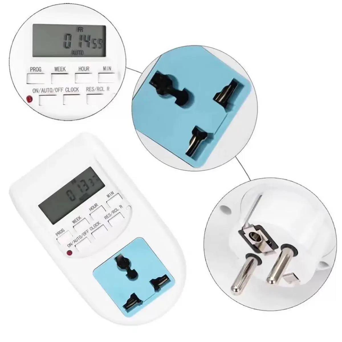 AL-06 Energy Saving Timer Plug Programmable Electronic Plug Timer ...