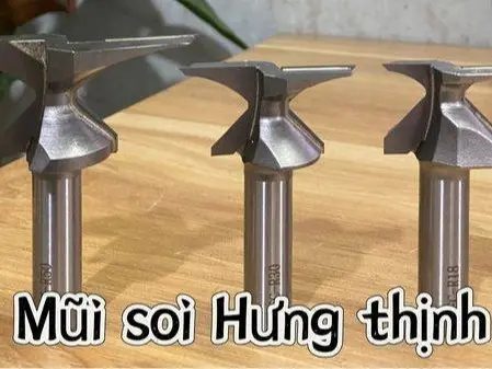 Mũi phay uốn cong gỗ CNC soi bo cong 90 Độ MDF góc R18 R30 R50