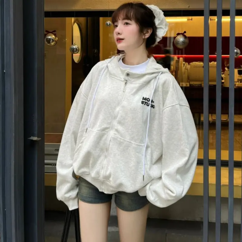 Thời trang và giản dị  [Mẫu Mới ] Ákhoác hoodie zip BOXY Có Nút Bấm, Dập Nổi, in nổi ,có túi trong UNISEX NAM NỮ Trẻ Trung- BFL Cotton Thun Top Tre Áo