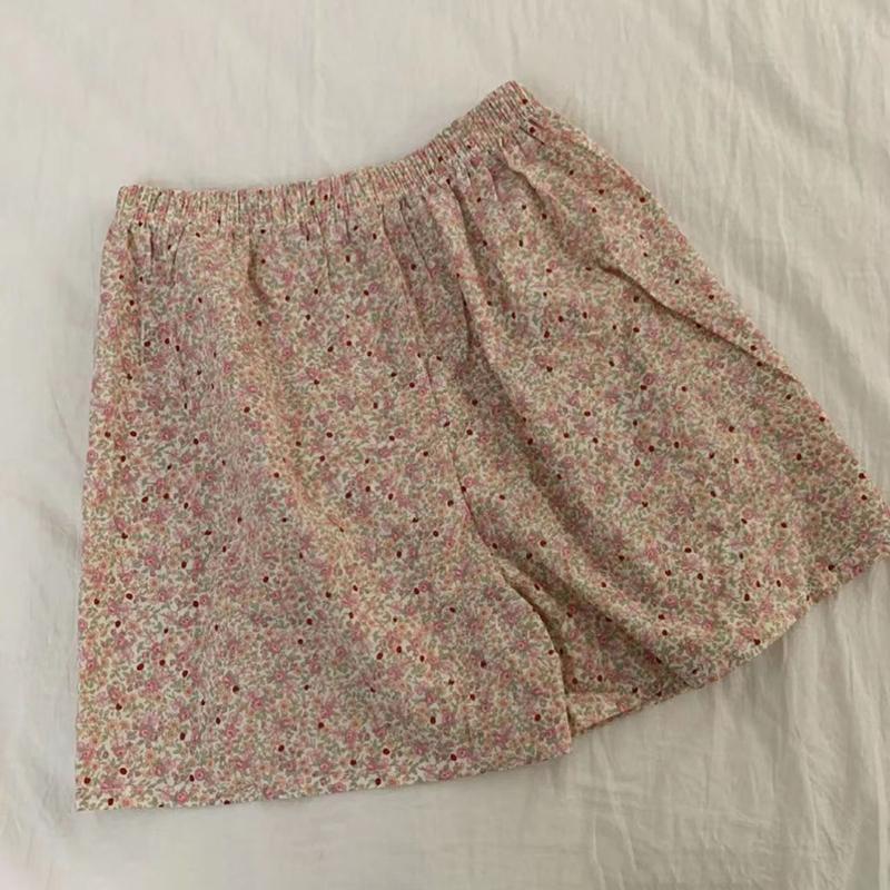 Bộ Đồ Ngủ Áo Vest Pijama, Thiết Kế Hoa, Eo Co Giãn, Ngực Có Đệm, Quần Mặc Nhà, Bộ Đồ Mùa Hè, Dành Cho Nữ 5