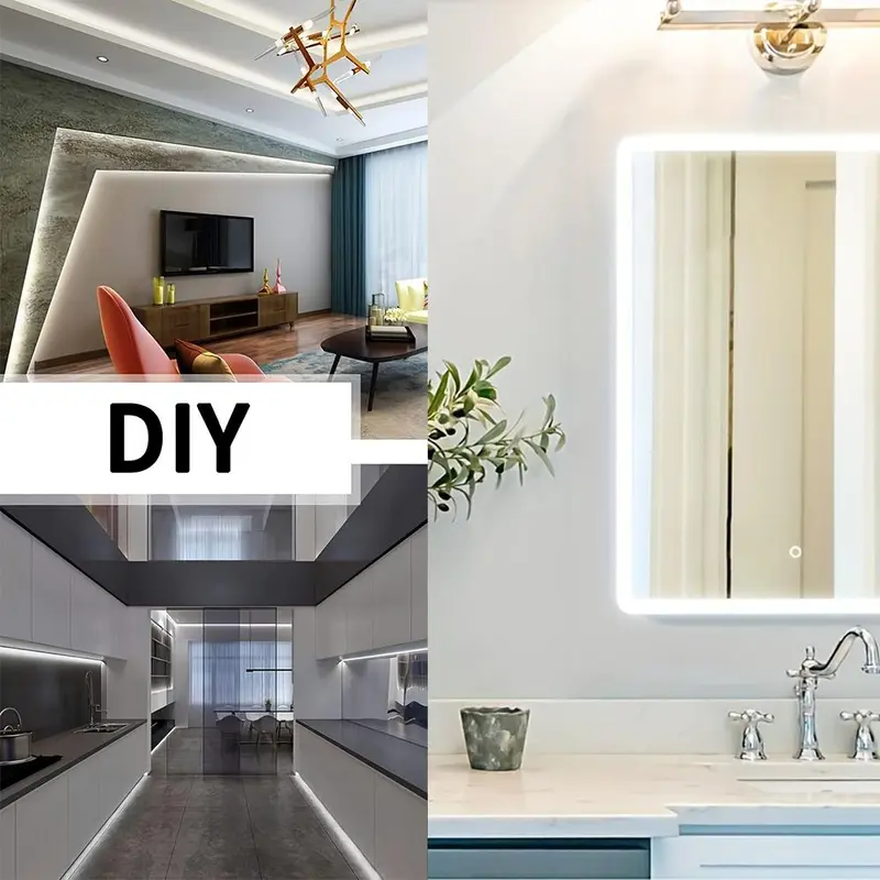 LED Light Strip, Battery Powered LED Light Strip, TV Backlight, Suitable for Cabinet Decoration, Home Decor Supplies 4