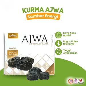 HARGA MURAH Kurma Ajwa Safiya 1 Kg Asli Madinah Kurma Nabi Premium Quality