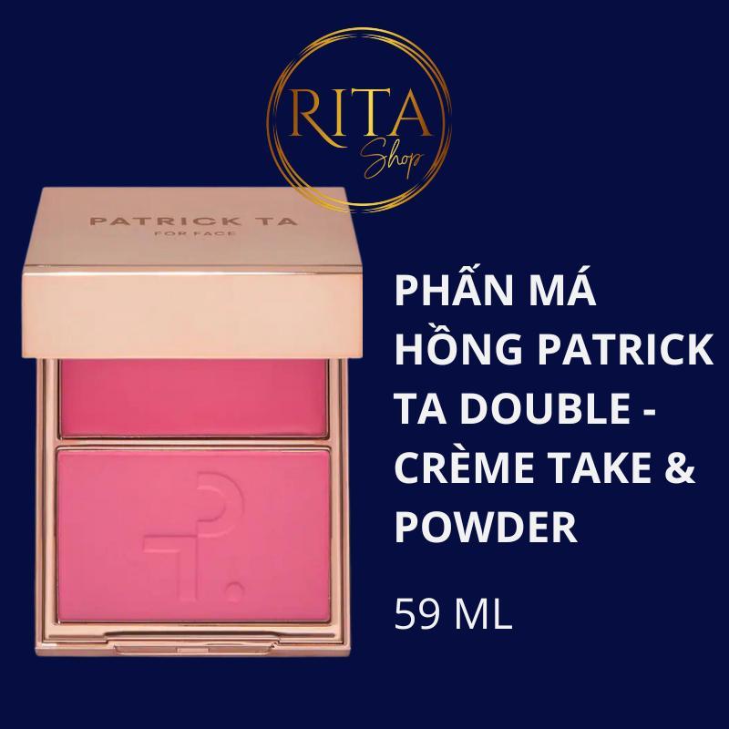 Phấn má hồng Patrick Ta Double - Crème Take & Powder Blush Duo