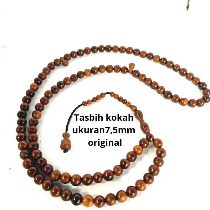 Tasbih koka kaukah 99butir diamer 7+mm
