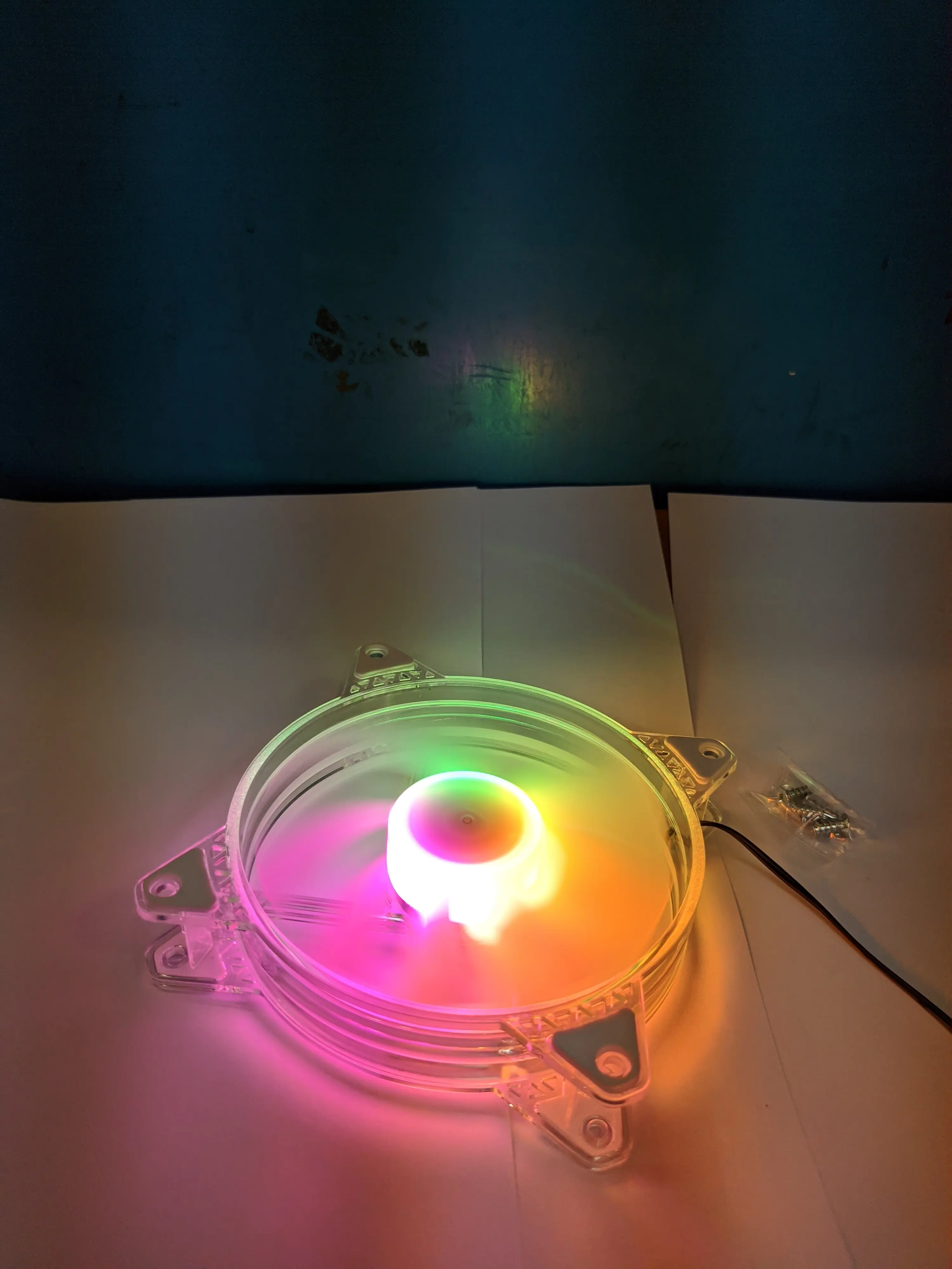 Fan Casing 12cm Transparan RGB