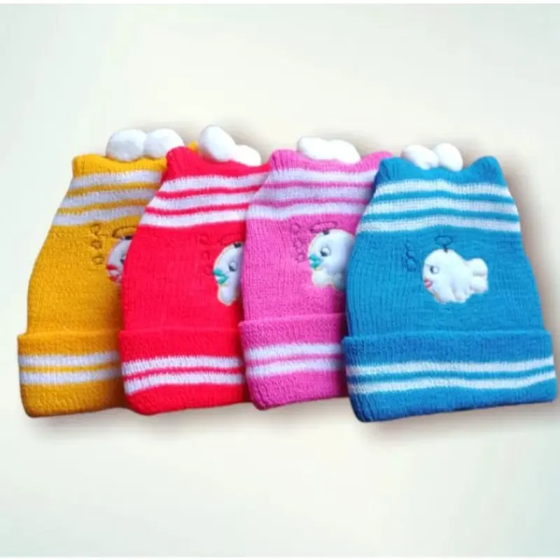 Topi Bayi Rajut / Kupluk Rajutan Perlengkapan Bayi Baru Lahir Murah - Labeling - Perempuan, Bunda 0