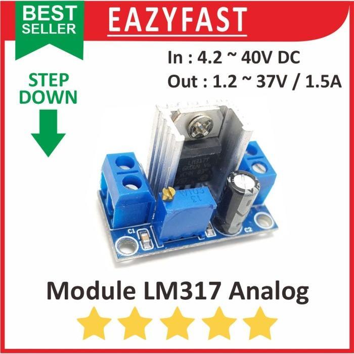 Jual Step Down 1A LM317 Module Modul DC Adjustable Power Supply ...