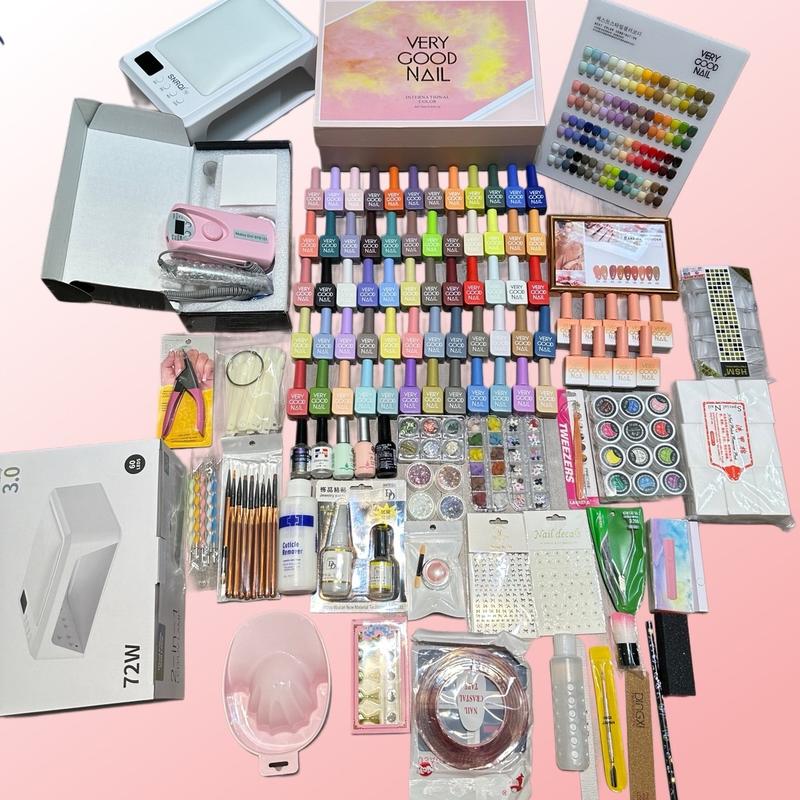 Set combo nail Nguyên Set Sơn 60 màu. Máy Hơ T8. Máy Mài Drill 101 Đầy đủ đồ chuyên nghiệp.