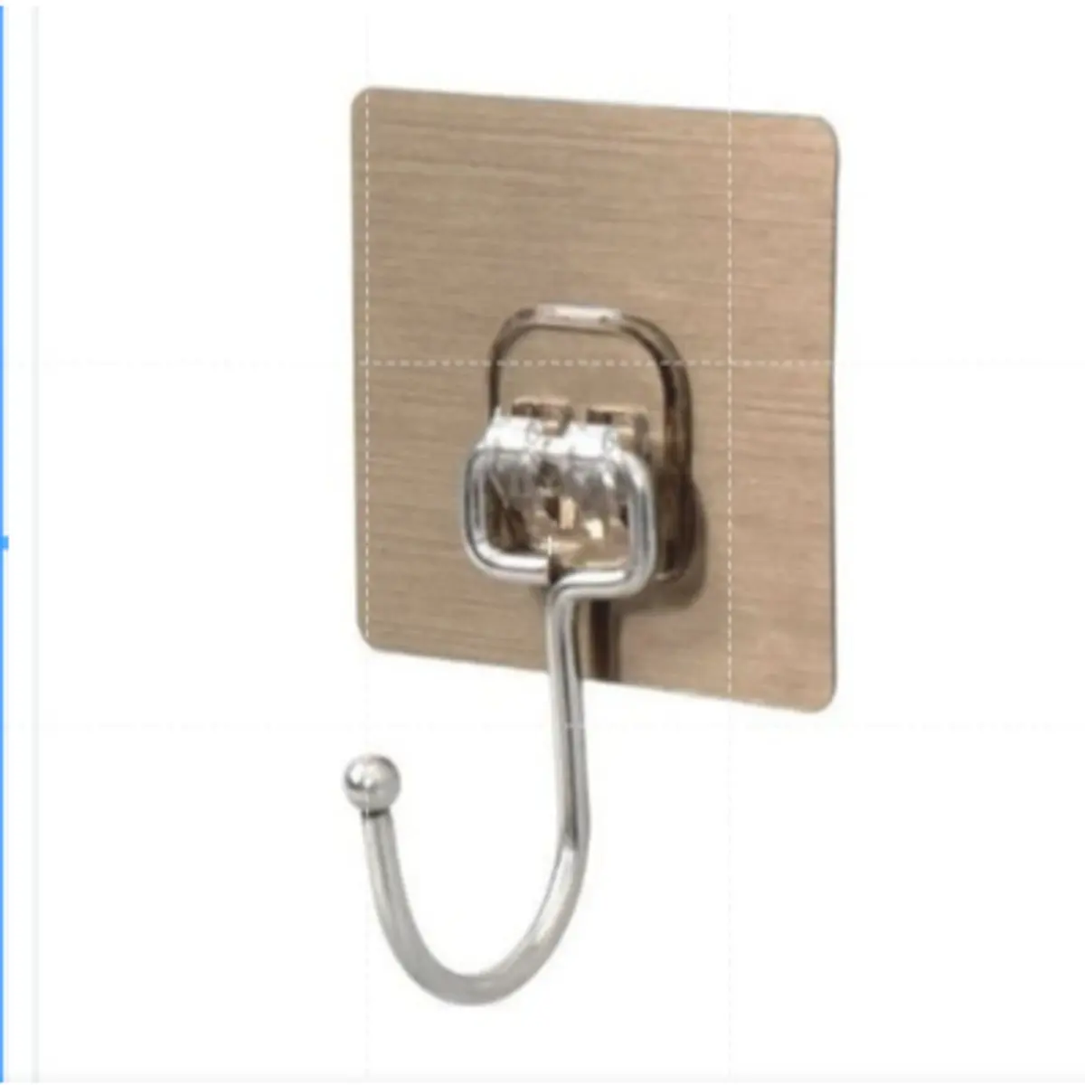Móc Dán Tường, Móc Tráng bạċ Dính SIêu Chắc - Móc 1 Râu Chịu Lực Tốt mocdantuong inox