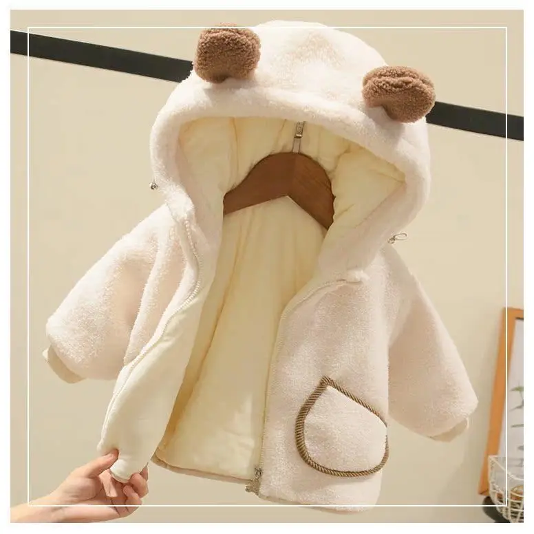 ÁO KHOÁC LÔNG CỪU LÓT NỈ DÀNH CHO BÉ TỪ 5-18kg(siêu dày) 4