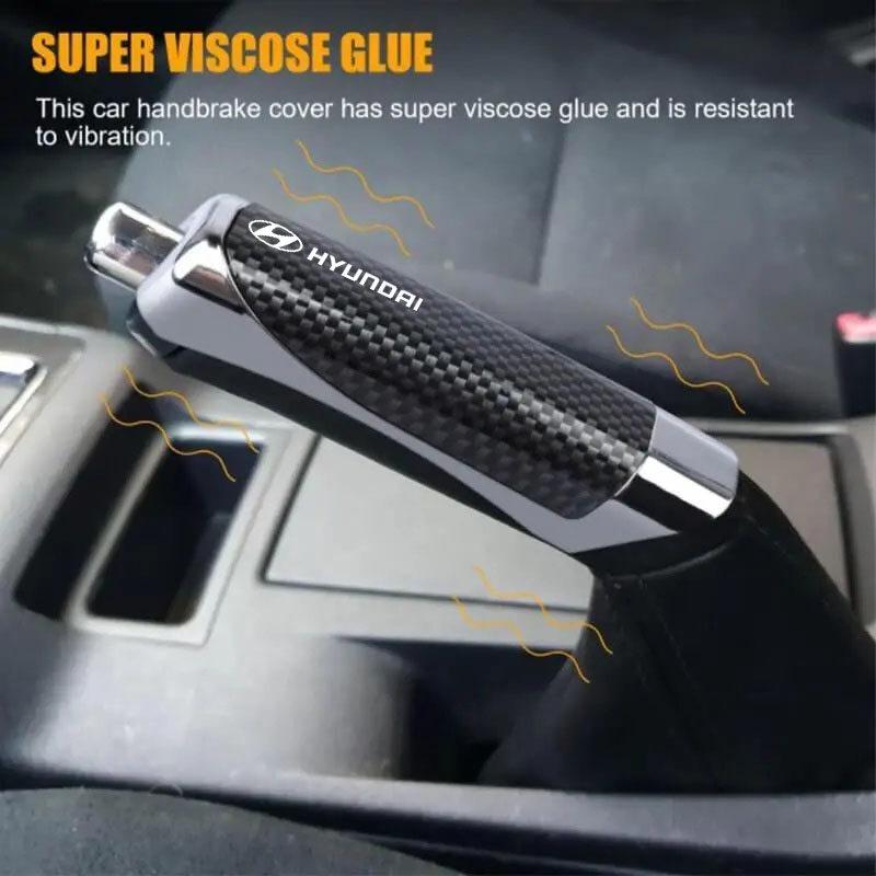 Product Introduction of Vỏ phanh tay ô tô, Thông Dụng, Phong cách Carbon Fiber Crôm, Vỏ phanh tay, Penutup Brek Tangan, Áp dụng cho tất cả các mẫu Hyundai Ioniq 5, Kona, Certa, Elantra, Santa Fe, I10, Sonata, Tucson, Accent 5