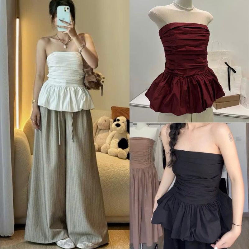 247store - Áo bí cup ngực đi biển có xếp ly chất gió dù mềm mại chun sau - Aocupnguc637