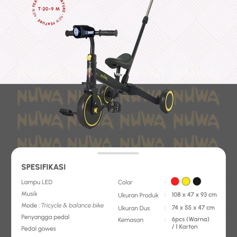 sepeda balance nuwa pmb 1