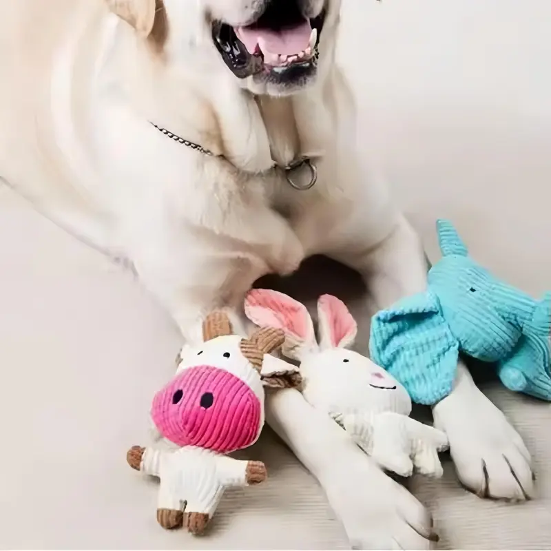 Cute Cow Design Pet Toy, Durable Dog Toy, Soft & Safe Cow Plush Toy for Dogs, Fun Playtime Toy for Dogs, Pet Supplies 7