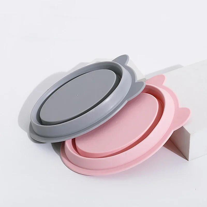 Product Introduction of New Silicone Makeup Brush Cleaner Foldable Beauty Sponge Powder Puff Cleaning Bowl Cosmetic Brush Washing Mat with Drying Rack 27