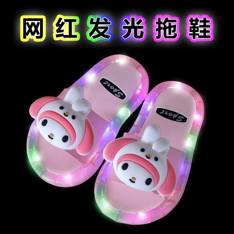 Product Introduction of [New Model] AG SHOP2025 Internet Celebrity Glowing Girls' Summer Indoor Non-Slip Soft Sole Slippers for Toddlers and Kids ✨   [Angel] ✨ 16