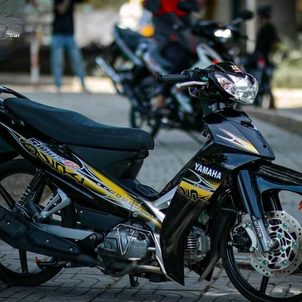 Mẫu Tem Rời Sirius Rc Cổ Điển Vàng Đen Cực Đẹp + Chất liệu Decal 3 lớp+ Siêu Dính CHỐNG bay màu+ Có tặng Kèm Lô gô mini