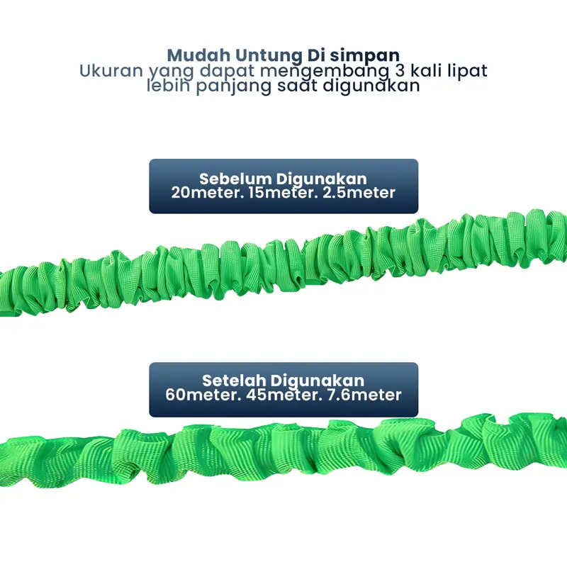 Selang Kran Air Selang Paket Alat Semprotan Air Anti lumut Alat Cuci Motor 7