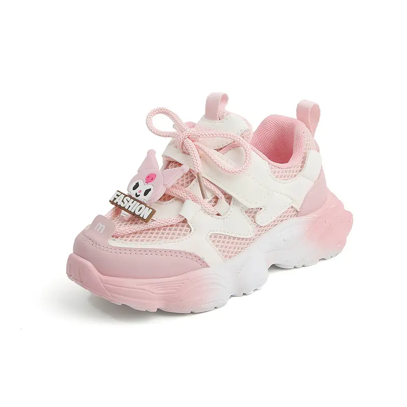 Giày Thể Thao Bé Gái, Bộ Sưu Tập Mùa Thu 2024, Cho Trẻ Em, Dad Shoes, Lưới Thoáng Khí, Giày Hoạt Hình Cho Bé Gái, Thích Hợp Cho Trẻ Em Trung Bình Và Lớn, Giày Chạy Bộ Sport Tập Thể Dục Sneaker Kid Thể Dục