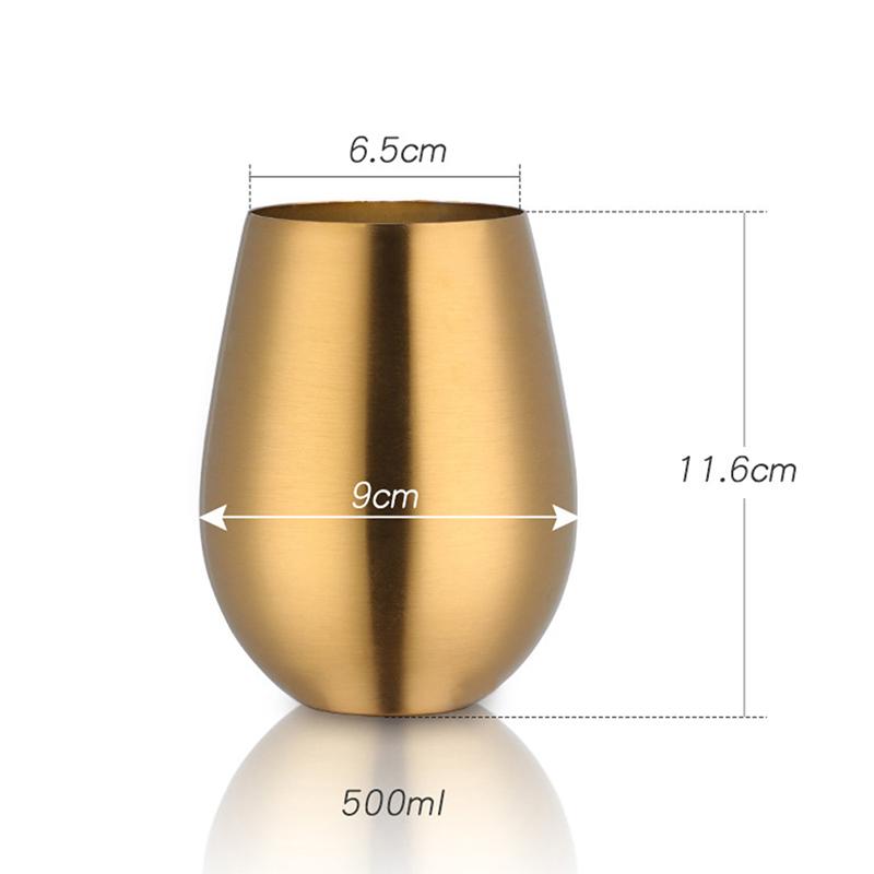 Product Introduction of 500ml Stainless Steel Beer  Rose Gold Beer Tumbler Cocktail Juice Milk Cup Drinking Mug for Bar Outdoor Drinkware 23