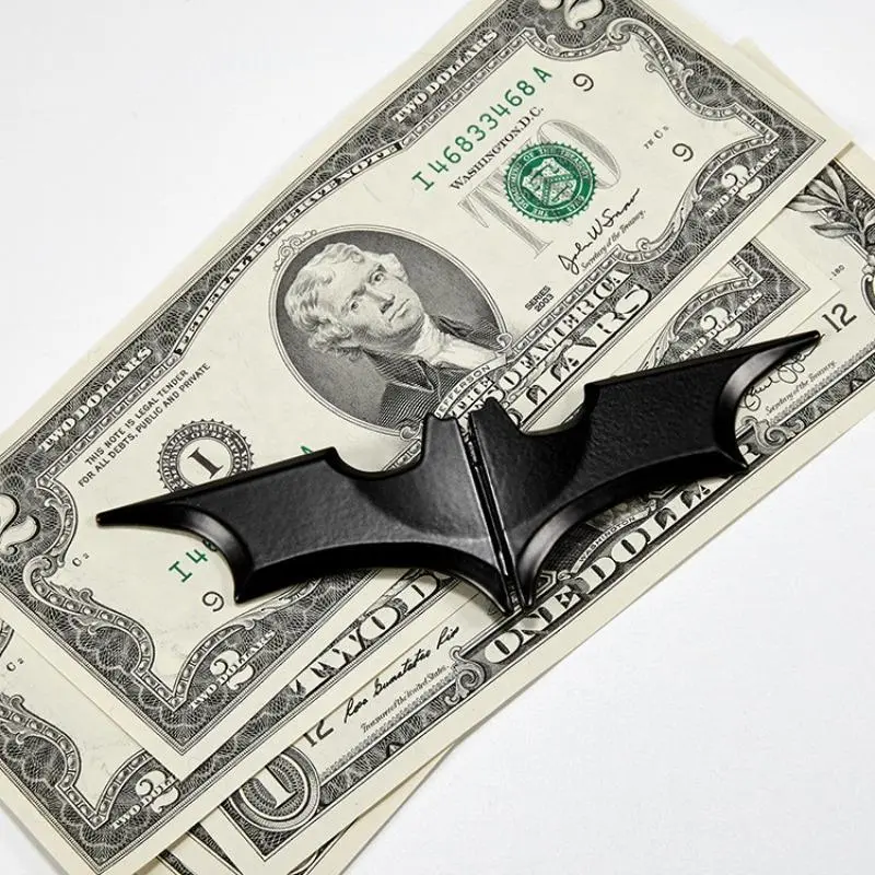 Bat Design Money Clip, 1/3 Counts Metallic Business Card Holder, Desk Organizer for Office Home School Student Teacher 3