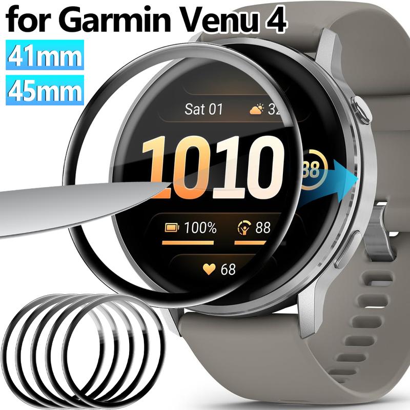 Phim Bảo Vệ Màn Hình, 3D, Dành Cho Garmin Venu 4, Linh Hoạt, Chống Trầy Xước,…
