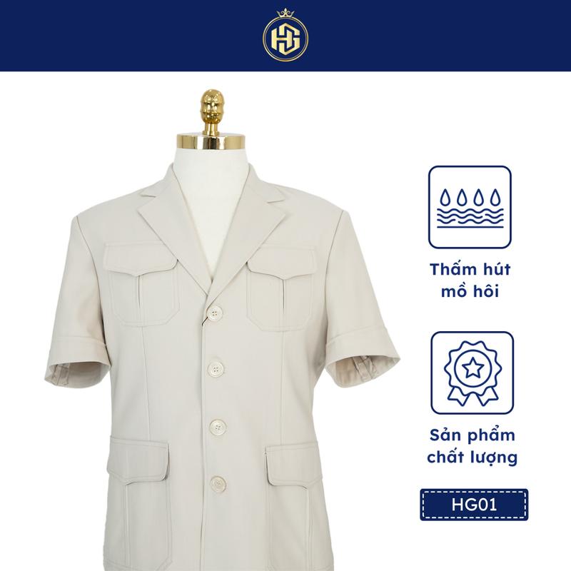  HG 01 - Bộ Ký Giả Nam Hoàng Gia Luxury - Size từ 50-90kg Thiết Kế Sang Trọng Lịch Lãm Menswear Áo Quần 