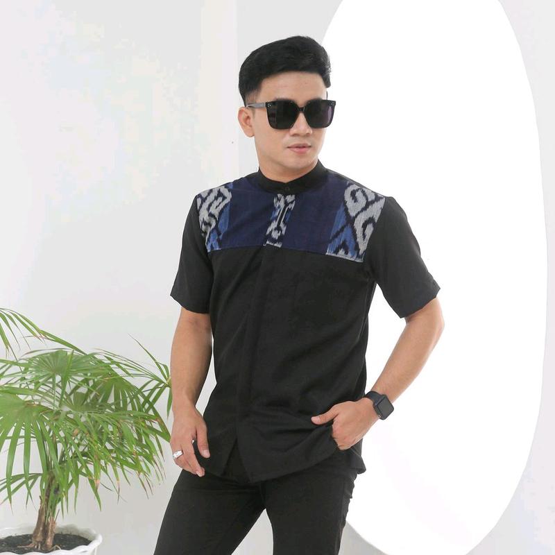 Kemeja tenun | baju koko pria | baju ramadhan | baju tenun 6