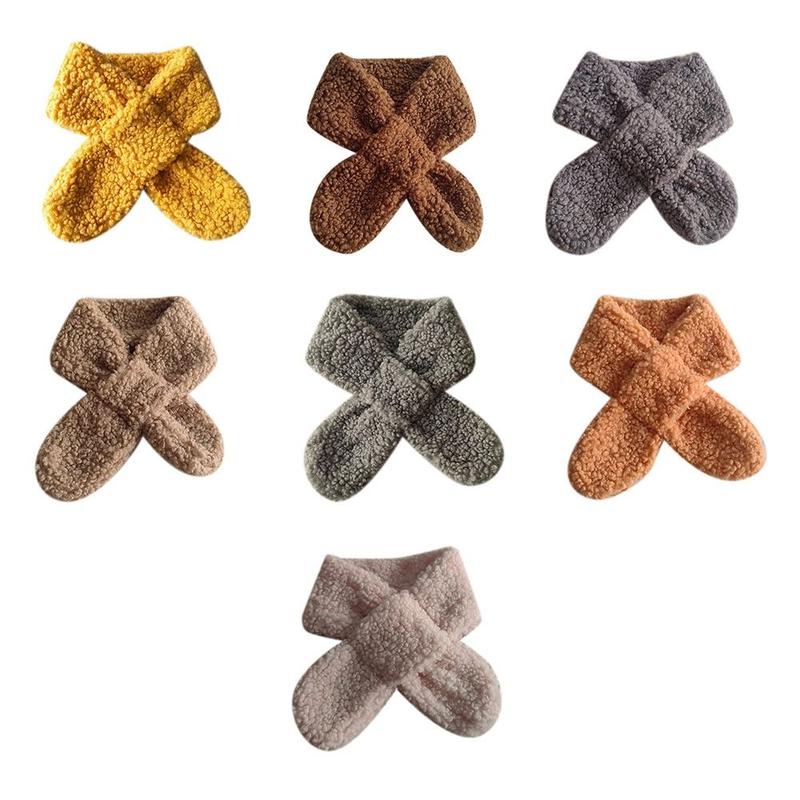 Product Introduction of Fashion Bib Baby Thermal Neck Warmer Thickened Windproof Coldproof Children Kids Winter Scarves Snap Fastener Neckerchief Snood Cowl Tube Autumn Winter 8