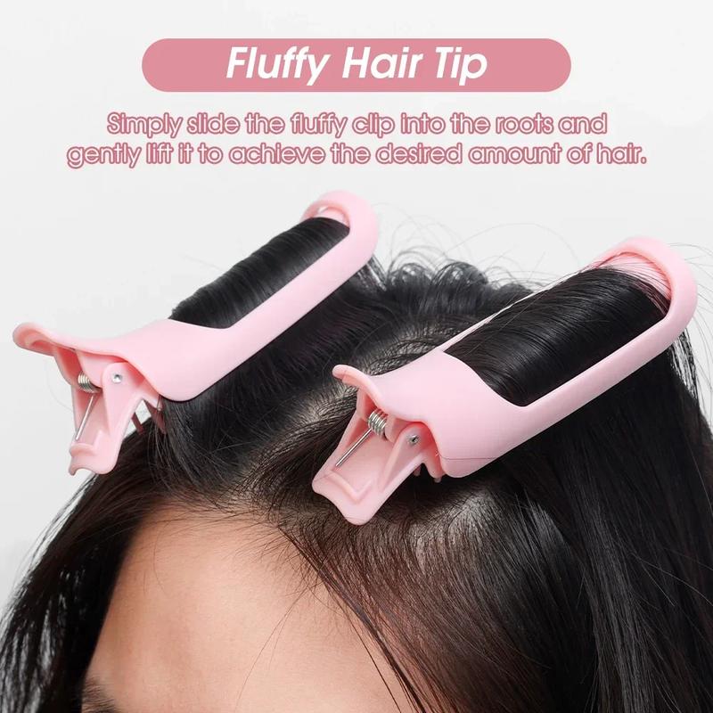 Product Introduction of Fashion Fluffy Hairpin Curling Bangs Clips Hair Roots Volumizing Hair Clips Women Curling Fixed Shape Clips Volume Hair Roller 5