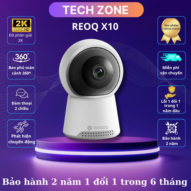 Camera AI REOQ X10 báo cháy, báo tiếng trẻ khóc, phân biệt người, động vật. Nhận diện cử chỉ tay để gọi video. Tính năng xoay360 tại TECHZONE VN
