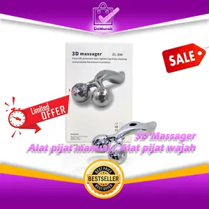 3D Roller Massager Manual untuk Wajah & Badan – Praktis, Ringan, & Mudah Digunakan 0411