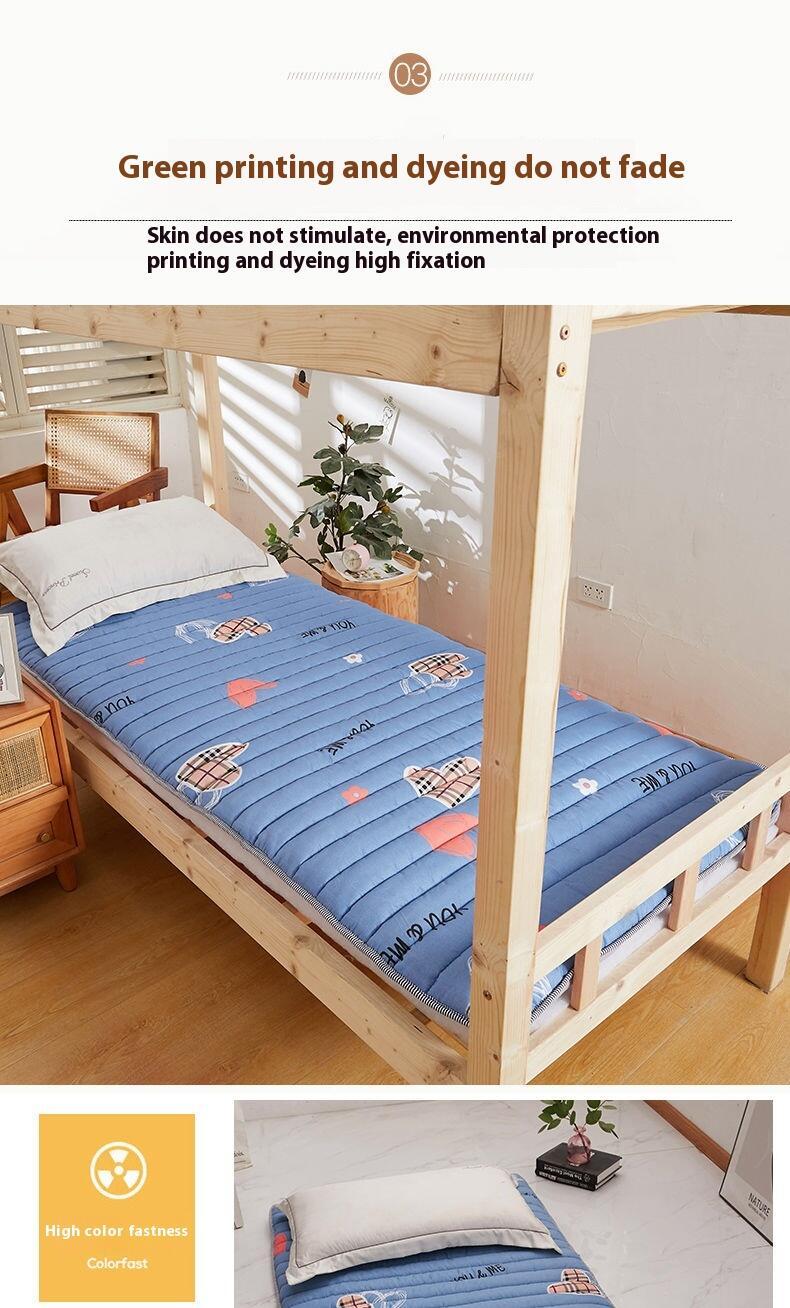 Product Introduction of Dedicated student single adult bunk bed, foldable mattress, dormitory essential item, double person 8