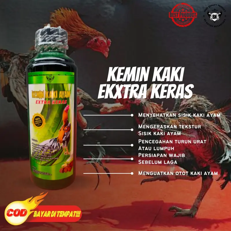 PAKET MAKSIMAL BN perlengkapan kebutuhan ayam siap adu jamu ayam ekstra fooding kemin kaki getah gambir badan obat cacing ganas merah merona agresif 3