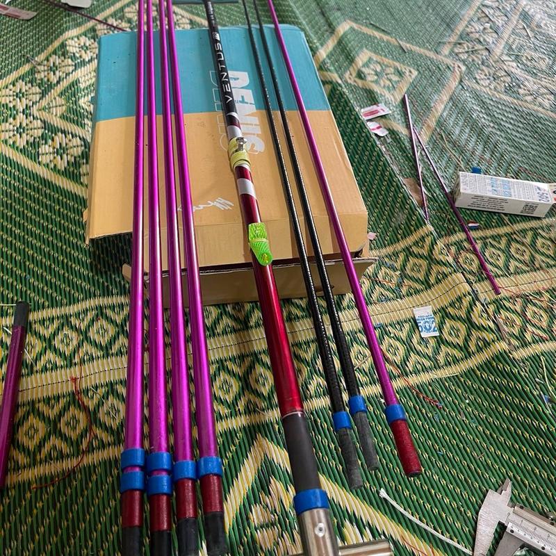 Khung diều 2m5 nan tím víp gốc dày bao bão bao gió to.... Nam