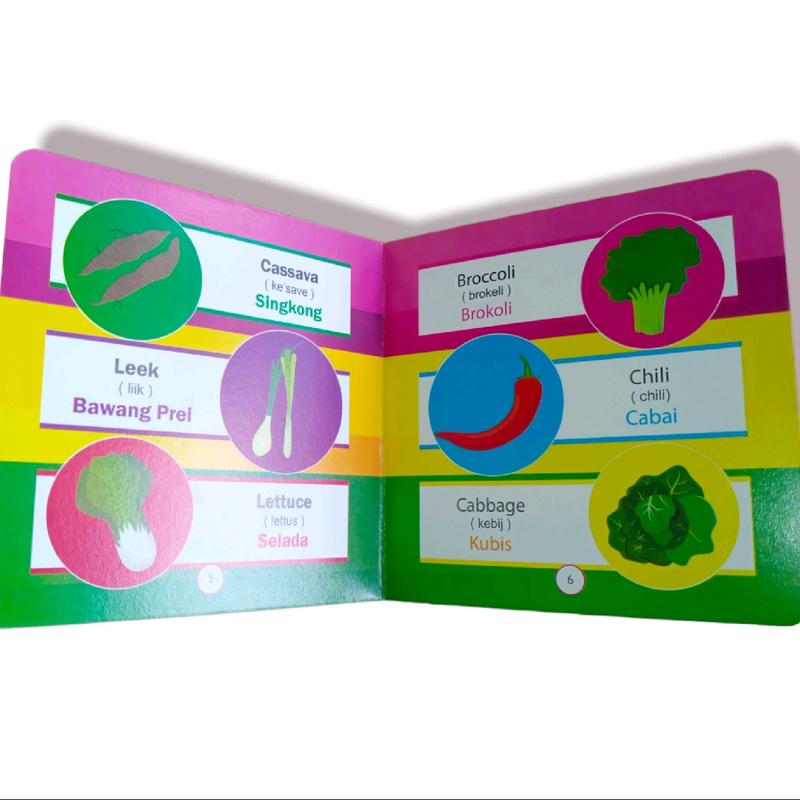 Boardbook Aku Tahu Jenis-jenis Sayuran Hard Cover 2